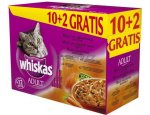 WHISKAS kapsa DRŮBEŽÍ výběr 12x100g - ve šťávě, zboží skladem