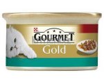 GOURMET GOLD kousky ve štávě LOSOS/KUŘE 85g, zboží skladem