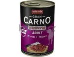 Konzervy pro psy Animonda dog konzerva Gran Carno Hovězí + Srdce 400g, zboží skladem