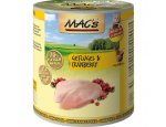MACs cat konz. GEFLUGEL/CRANBERRY 800g, zboží skladem