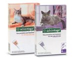 Antiparazitní spot-on ADVANTAGE pro KOČKY a KRÁLÍKY 4ks do 4kg (oranžový), zboží skladem