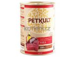 Konzervy pro psy PETKULT dog konz. ADULT 400g Hovězí (5+1ks)