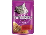 WHISKAS kapsa ADULT Hovězí ve šťávě 100g, zboží skladem