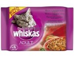 WHISKAS adult KLASICKÝ VÝBĚR 4x100g, zboží skladem