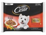 CESAR kapsa 4 x 100g KUŘECÍ/HOVĚZÍ v želé, zboží skladem