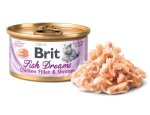BRIT cat konz. Fish Dreams CHICKEN fillet/shrimps 80g, zboží skladem