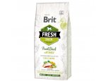 Granule pro psy BRIT FRESH ADULT RUN and WORK duck/millet 12kg, doprava zdarma