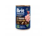 Konzervy pro psy BRIT dog Premium by Nature CHICKEN with HEARTS 400g, zboží skladem