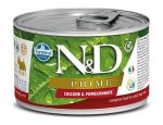 Konzervy pro psy N&D dog PRIME konz. ADULT MINI chicken/pomegranate 140g, zboží skladem