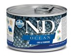 Konzervy pro psy N&D dog OCEAN konz. ADULT MINI codfish/pumpkin 140g, zboží skladem