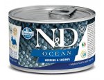 Konzervy pro psy N&D dog OCEAN konz. ADULT MINI herring/shrimps 140g
