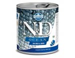 Konzervy pro psy N&D dog OCEAN konz. ADULT sea bass/squid 285g, zboží skladem