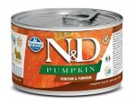 Konzervy pro psy N&D dog GF PUMPKIN konz. ADULT MINI venison 140g, zboží skladem