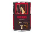 Konzervy pro psy AATU dog konz. BEEF angus 400g, zboží skladem