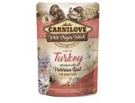 CARNILOVE cat kapsa ADULT TURKEY/valerian 85g, zboží skladem