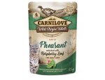 CARNILOVE cat kapsa ADULT PHEASANT/rasberry 85g, zboží skladem