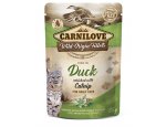 CARNILOVE cat kapsa ADULT DUCK/catnip 85g, zboží skladem