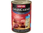 ANIMONDA dog konzerva Gran Carno Junior hovězí/krůtí srdce 6x400g