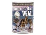 Konzervy pro psy TASTE WILD wetlands WILD FOWL konz. 390g, zboží skladem