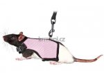 Postroj (trixie) Vesta s vodítkem POTKAN 12-18cm/1,20m, zboží skladem