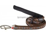 Vodítko RD BONE yard brown 1,2cm/1,8m, zboží skladem