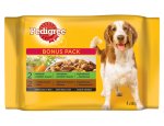 PEDIGREE kapsa 4ks ADULT hovězí/jehněčí, krůtí/mrkev, zboží skladem